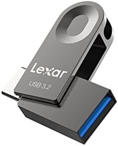 Lexar E32C 128GB Type-C USB Flash Drive 1PK, USB-A&USB-C 3.2 Gen 1 Dual Drive