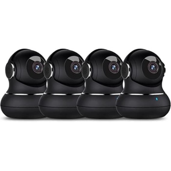 litokam Indoor Security Camera 360° Motion Tracking, Pet Camera