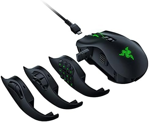 Razer Naga Pro Wireless Gaming Mouse: Interchangeable Side Plate