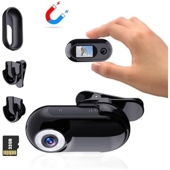 Mini Action Camera 1080P with 32GB Card Helmet Cameras Multi-Function Accessory