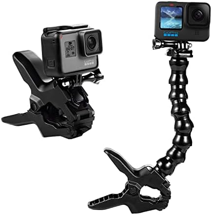 Suptig Jaws Flex Clamp Mount Gooseneck Mount for GoPro Hero 13 12 11