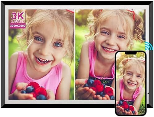 32GB 13.5 Inch Wi-Fi Digital Picture Frame with 3K IPS LCD Touch Screen