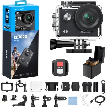 AKASO EK7000 4K30fps Action Camera - 131ft Waterproof Camera